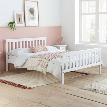 Birlea Oxford 5ft Kingsize White Pine Bed Frame