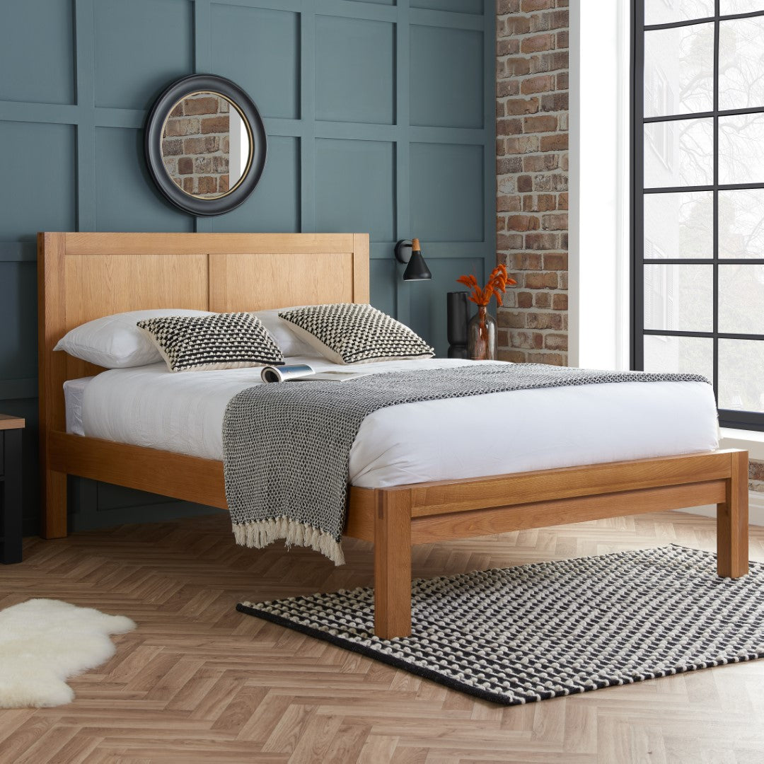 Birlea bellevue 4ft6 double oak bed frame review