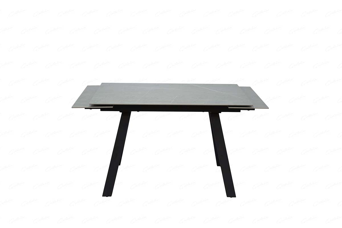 Buy Giatalia Rische 120cm-160cm Grey Sintered Stone Extending Dining Table
