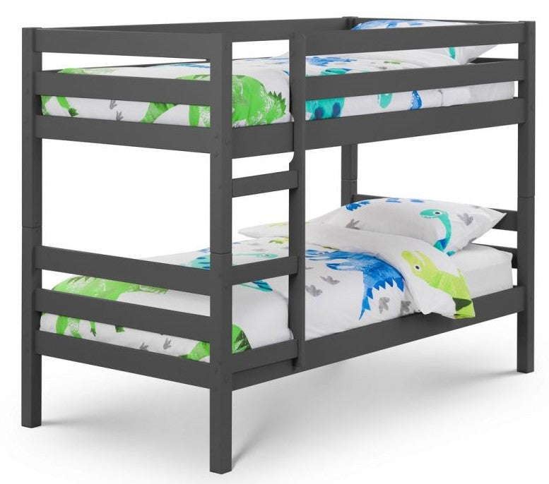 Julian Bowen Camden Anthracite Pine Bunk Bed