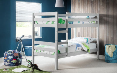 Julian Bowen Camden Dove Grey 3ft Single Bunk Bed