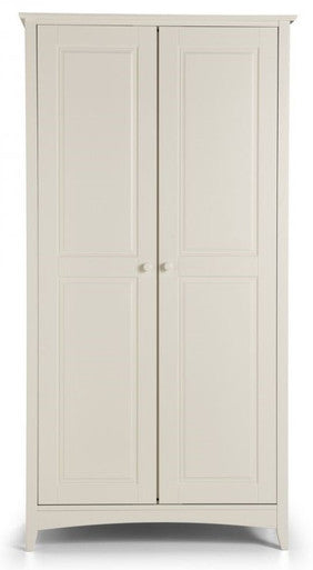 Julian Bowen Cameo White 2 Door Wardrobe