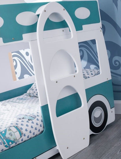 Julian Bowen Campervan White Wooden Bunk Bed