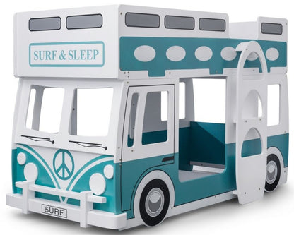 Julian Bowen Campervan White Wooden Bunk Bed