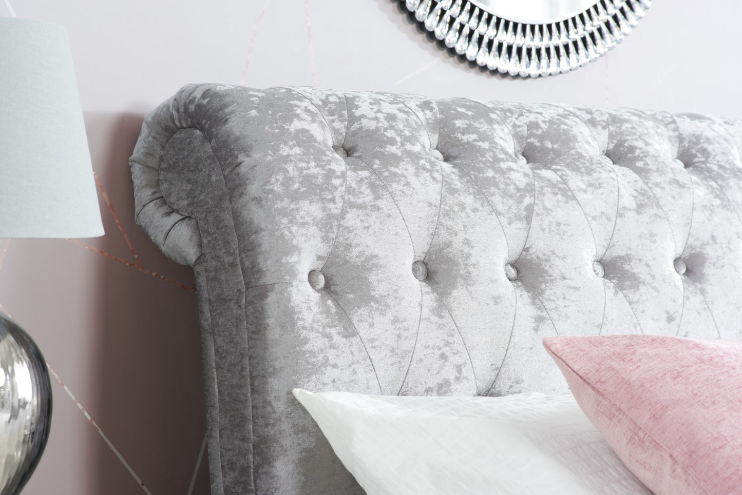 Birlea Castello 5ft Kingsize Steel Fabric Bed Frame