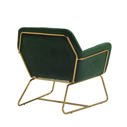 LPD Charles Racing Green Velvet Armchair