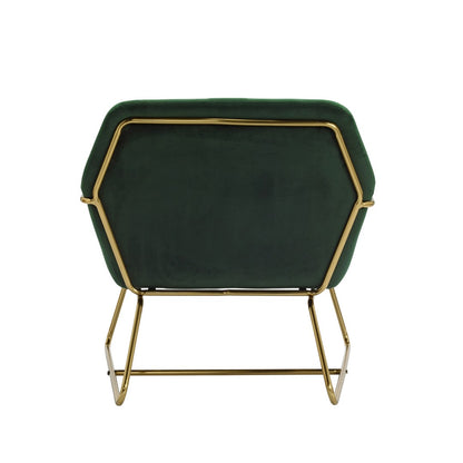 LPD Charles Racing Green Velvet Armchair