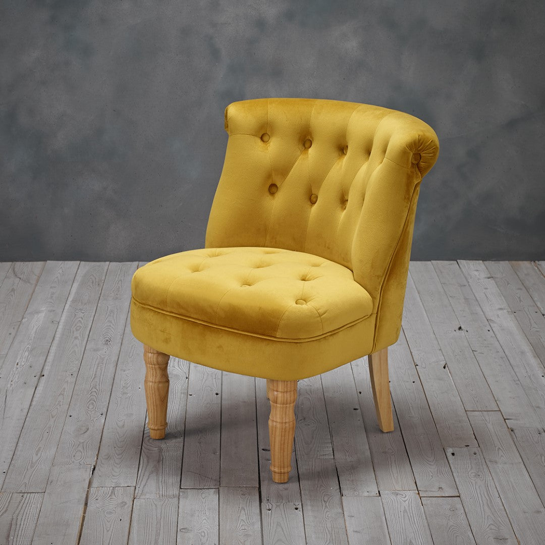 LPD Charlotte Mustard Gold Chair