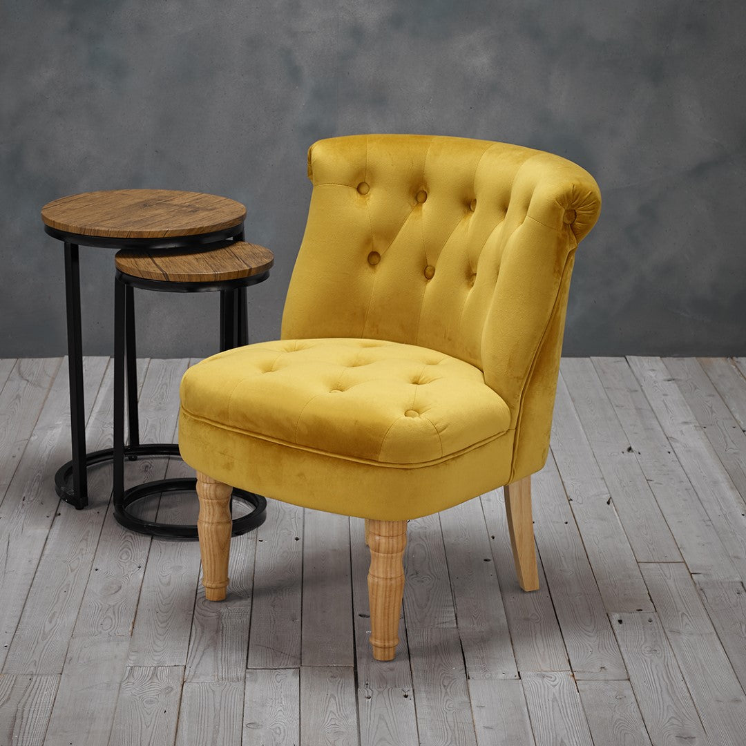 LPD Charlotte Mustard Gold Chair