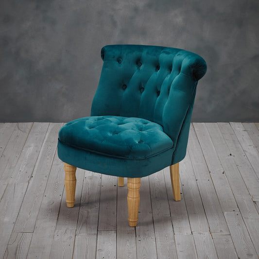 LPD Charlotte Teal Velvet Chair