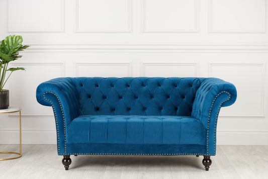 Birlea Chester Blue 2 Seater Sofa