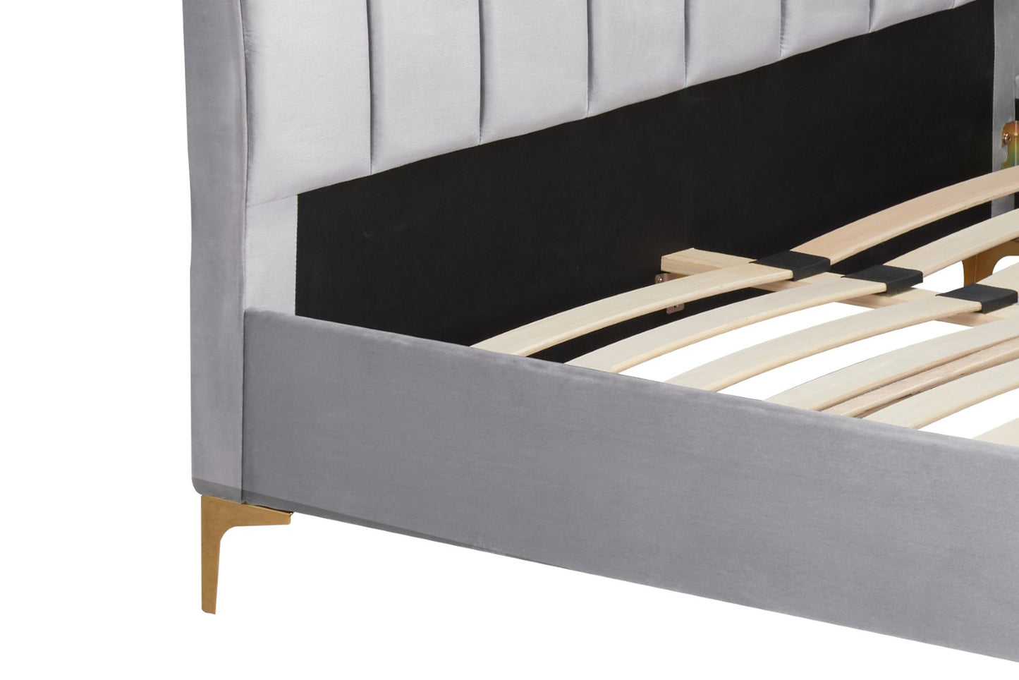 Birlea Clover 4ft Small Double Grey Fabric Bed Frame