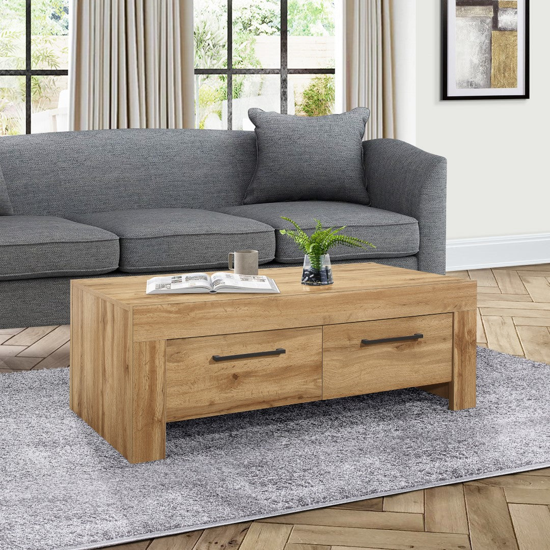 Birlea Compton Oak 4 Drawer Coffee Table