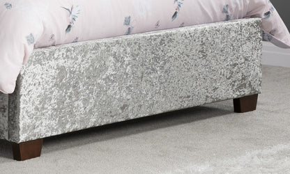 Birlea Cologne 5ft Kingsize Steel Crushed Fabric Bed Frame
