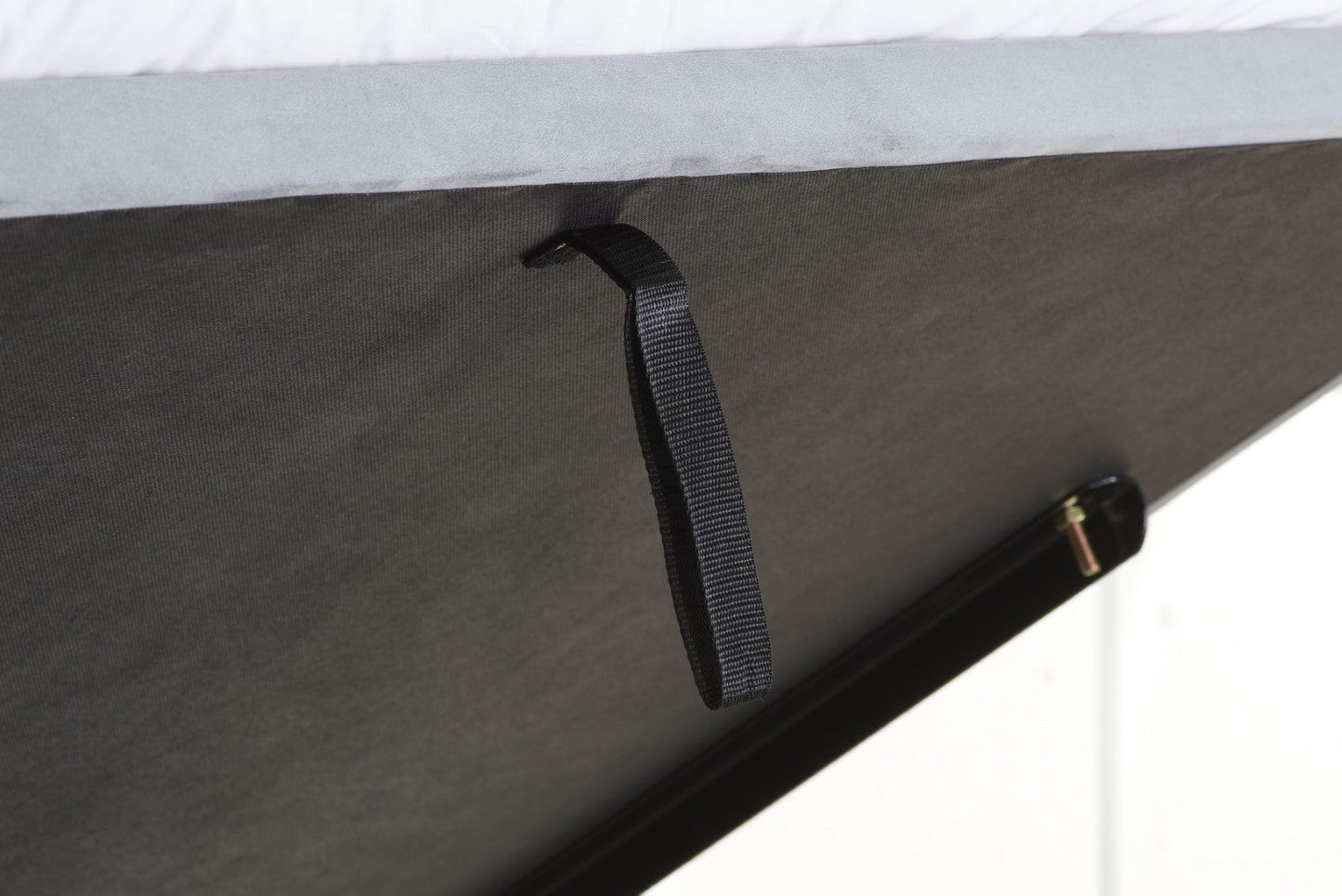 Birlea Cologne 5ft Kingsize Grey Fabric Ottoman Bed Frame