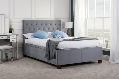 Birlea Cologne 4ft6 Double Grey Ottoman Bed Frame