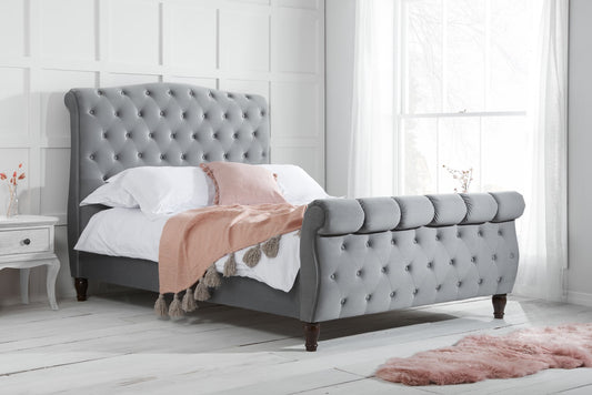 Birlea Colorado 5ft Kingsize Grey Fabric Bed Frame