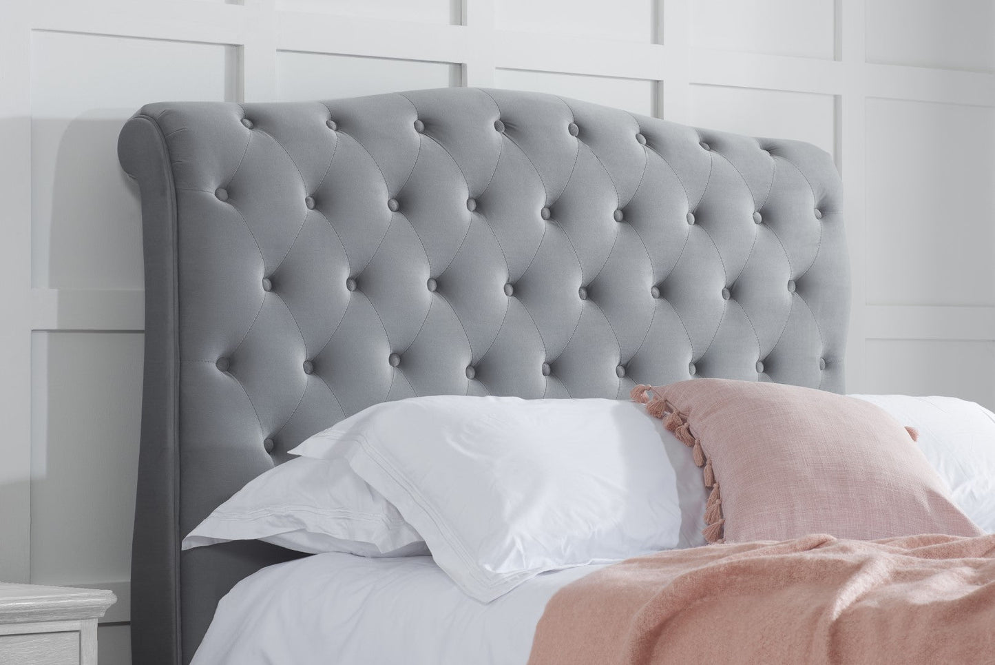 Birlea Colorado 6ft Super Kingsize Grey Fabric Bed Frame