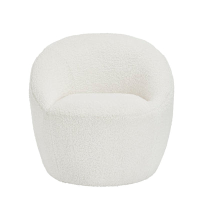 LPD Cocoon Ivory Shearling Chair