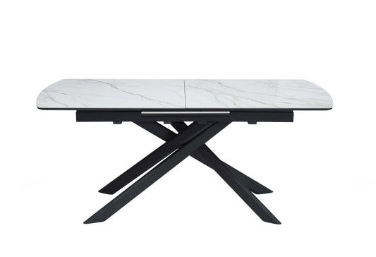 Giatalia Cosma White & Sunset Cloud Vien Ceramic Extending Dining Table