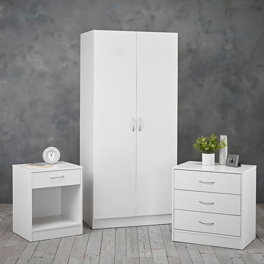 LPD Delta White Bedroom Set