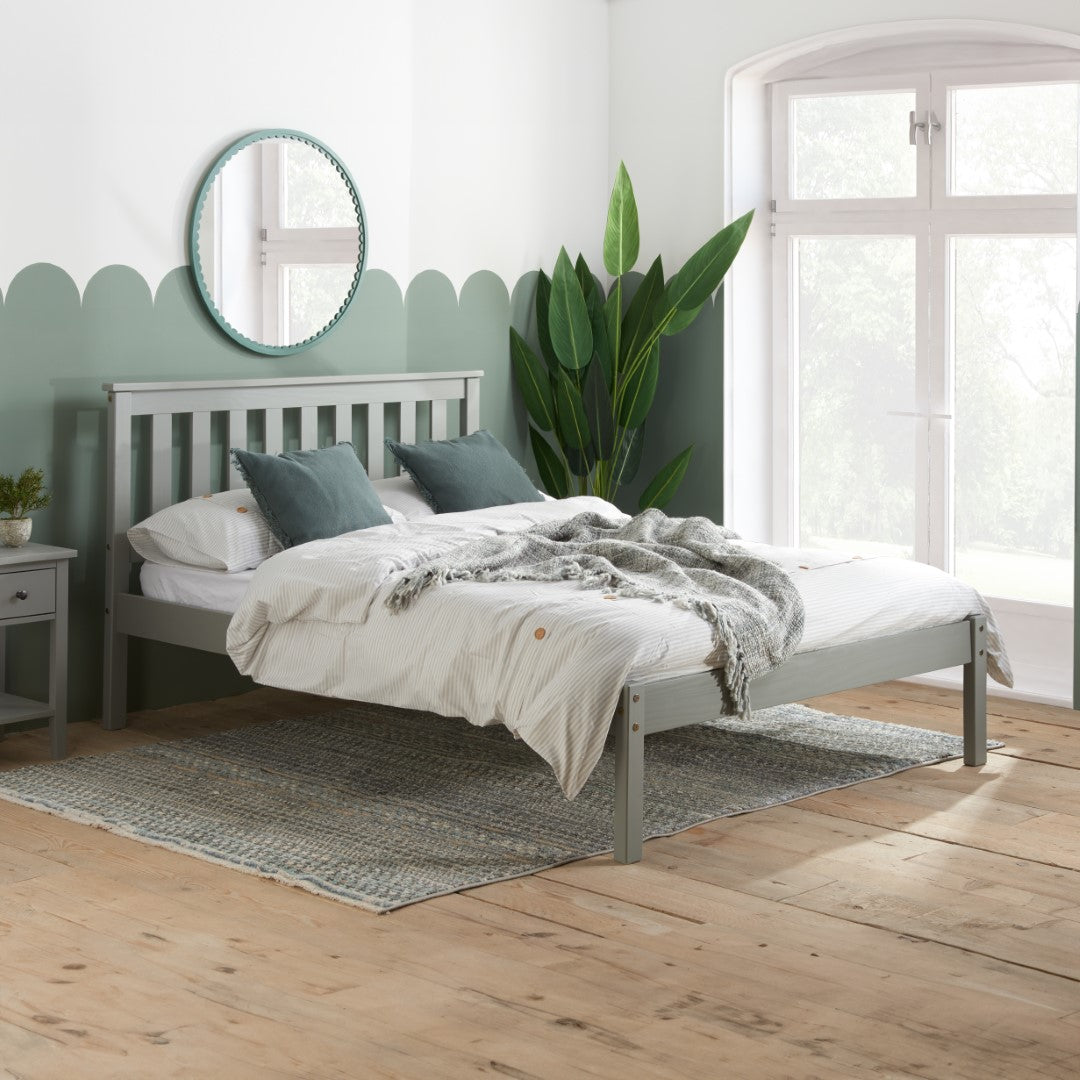 Birlea Denver 5ft Kingsize Grey Pine Bed Frame