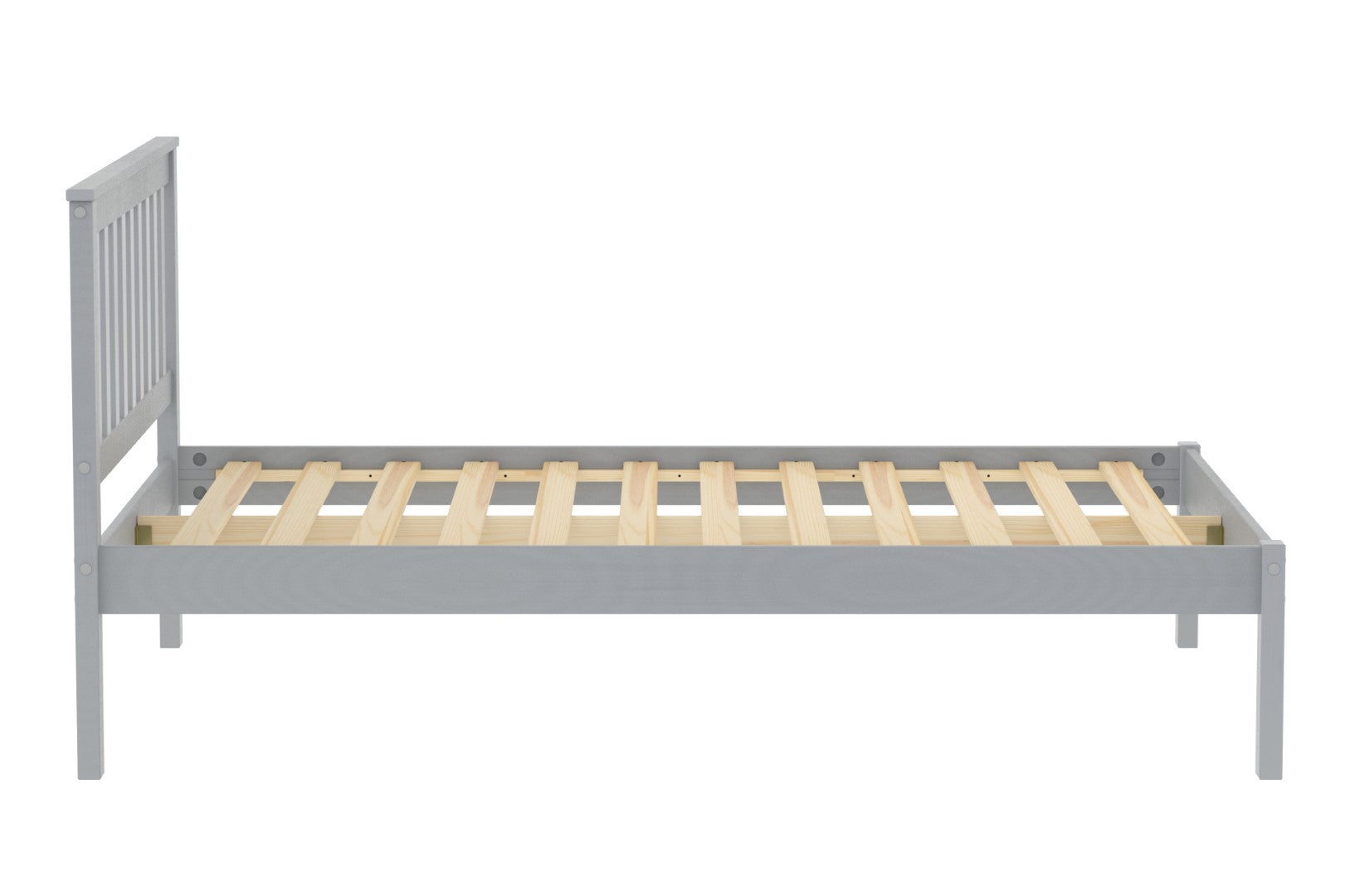 Birlea Denver 5ft Kingsize Grey Pine Bed Frame