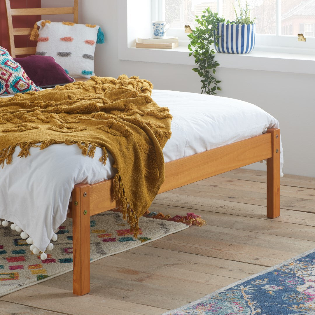 Birlea Denver 4ft Small Double Oak Pine Bed Frame