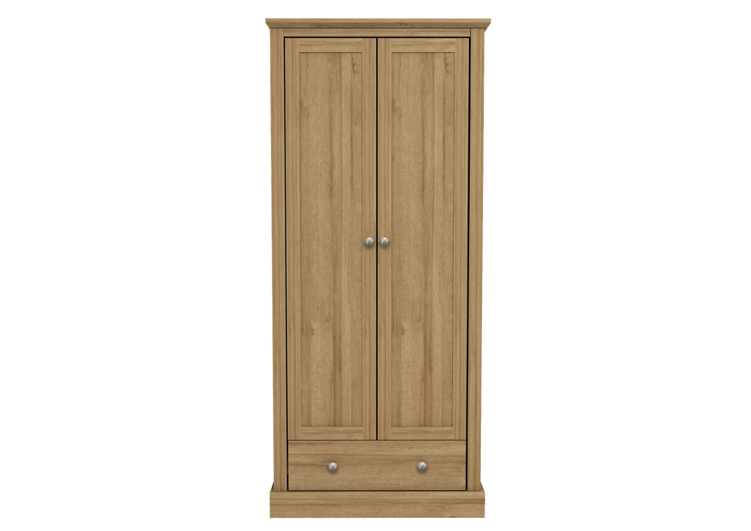 LPD Devon Oak 2 Door Wardrobe