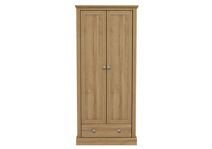 LPD Devon Oak 2 Door Wardrobe