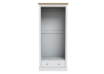 LPD Devon White 2 Door Wardrobe