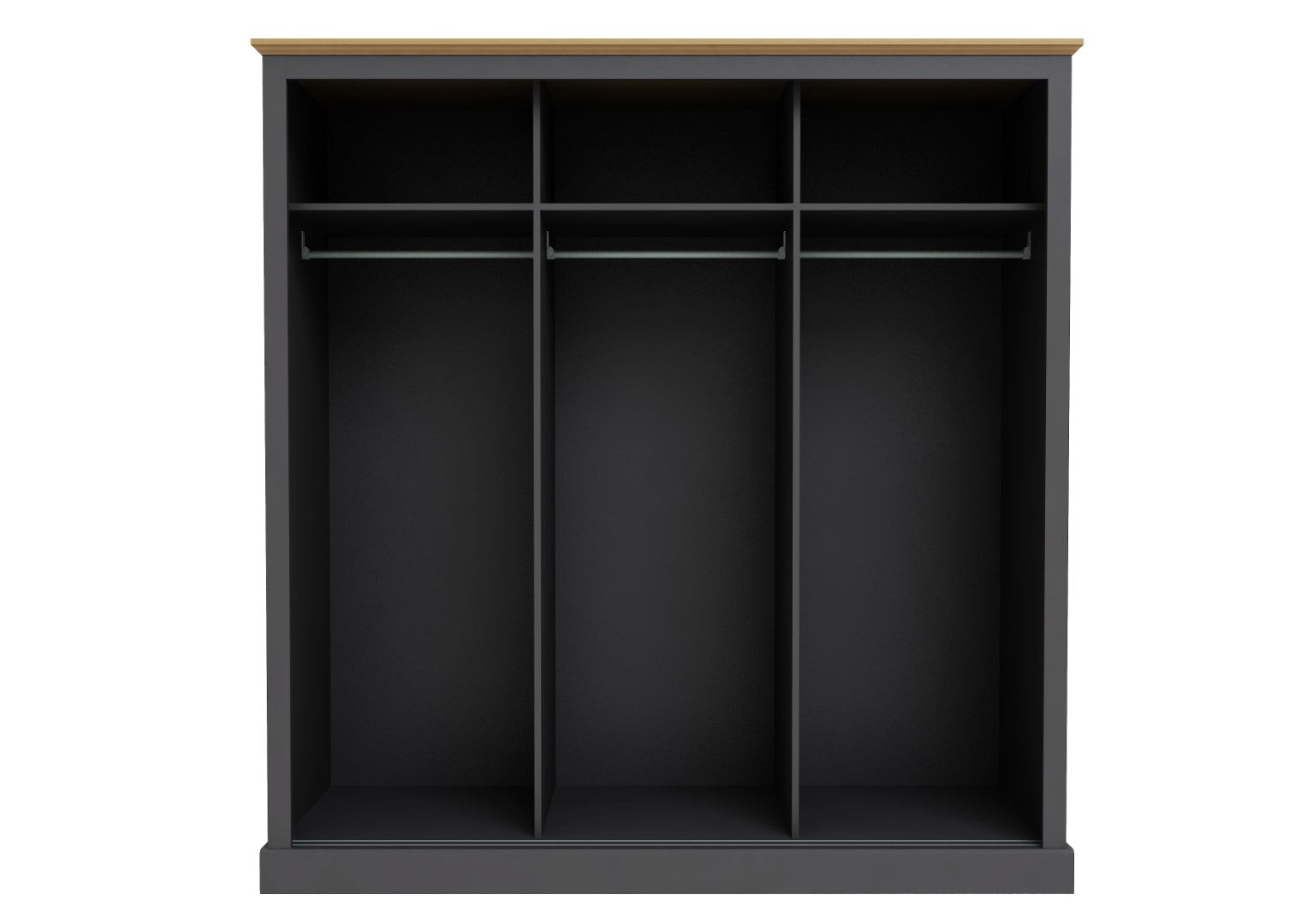 LPD Devon Charcoal 3 Door Sliding Wardrobe