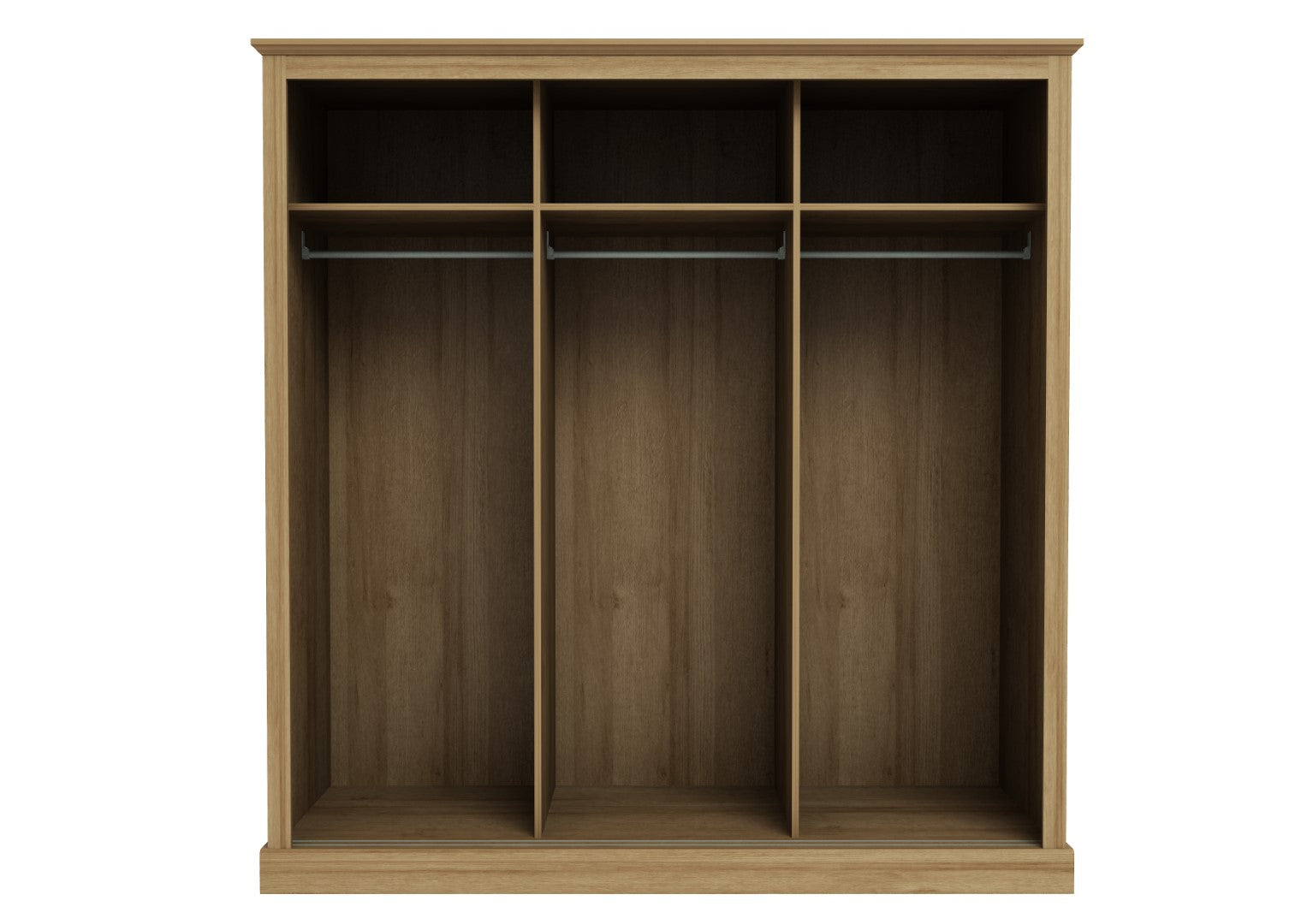 LPD Devon Oak 3 Door Sliding Wardrobe