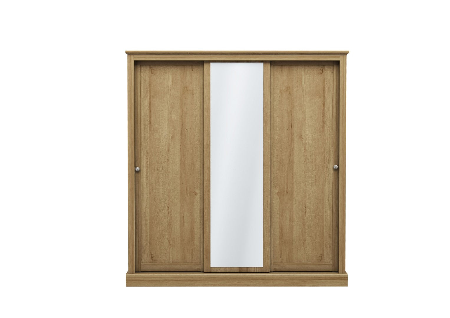 LPD Devon Oak 3 Door Sliding Wardrobe