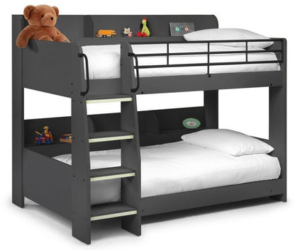 Julian Bowen Domino Anthracite Bunk Bed