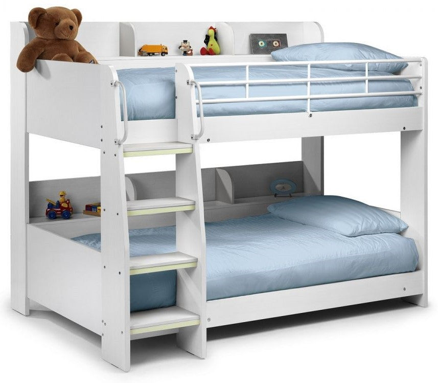 Julian Bowen Domino White Bunk Bed