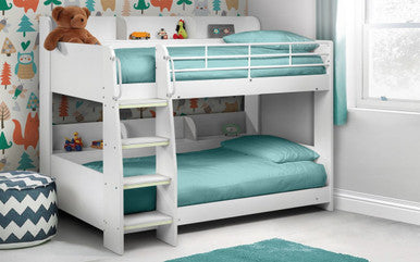 Julian Bowen Domino White Bunk Bed