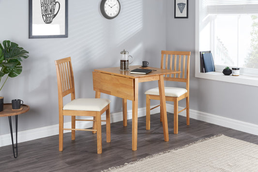 Birlea Drop Brown Leaf Dining Set