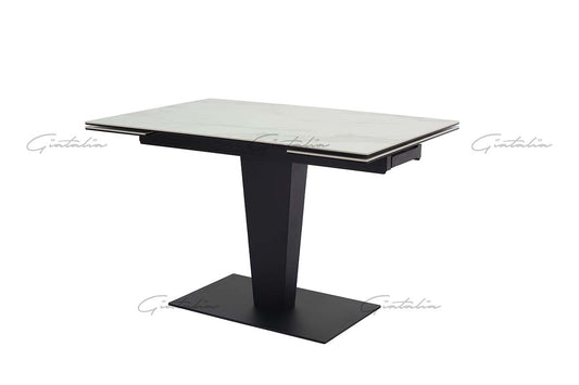 Giatalia Valentina 120cm-180cm Extending White Ceramic Dining Table