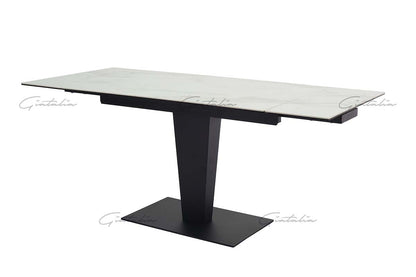 Giatalia Valentina 120cm-180cm Extending White Ceramic Dining Table-6seater dining table