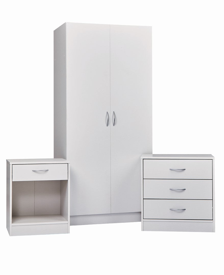 LPD Delta White Bedroom Set