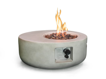 MDA Designs Echo light Stone Outdoor Propane Fire Pit