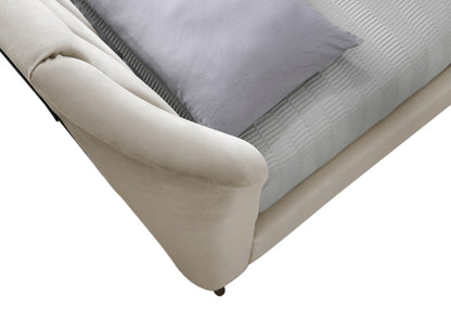 Birlea Elm 4ft Small Double Warm Stone Fabric Bed Frame