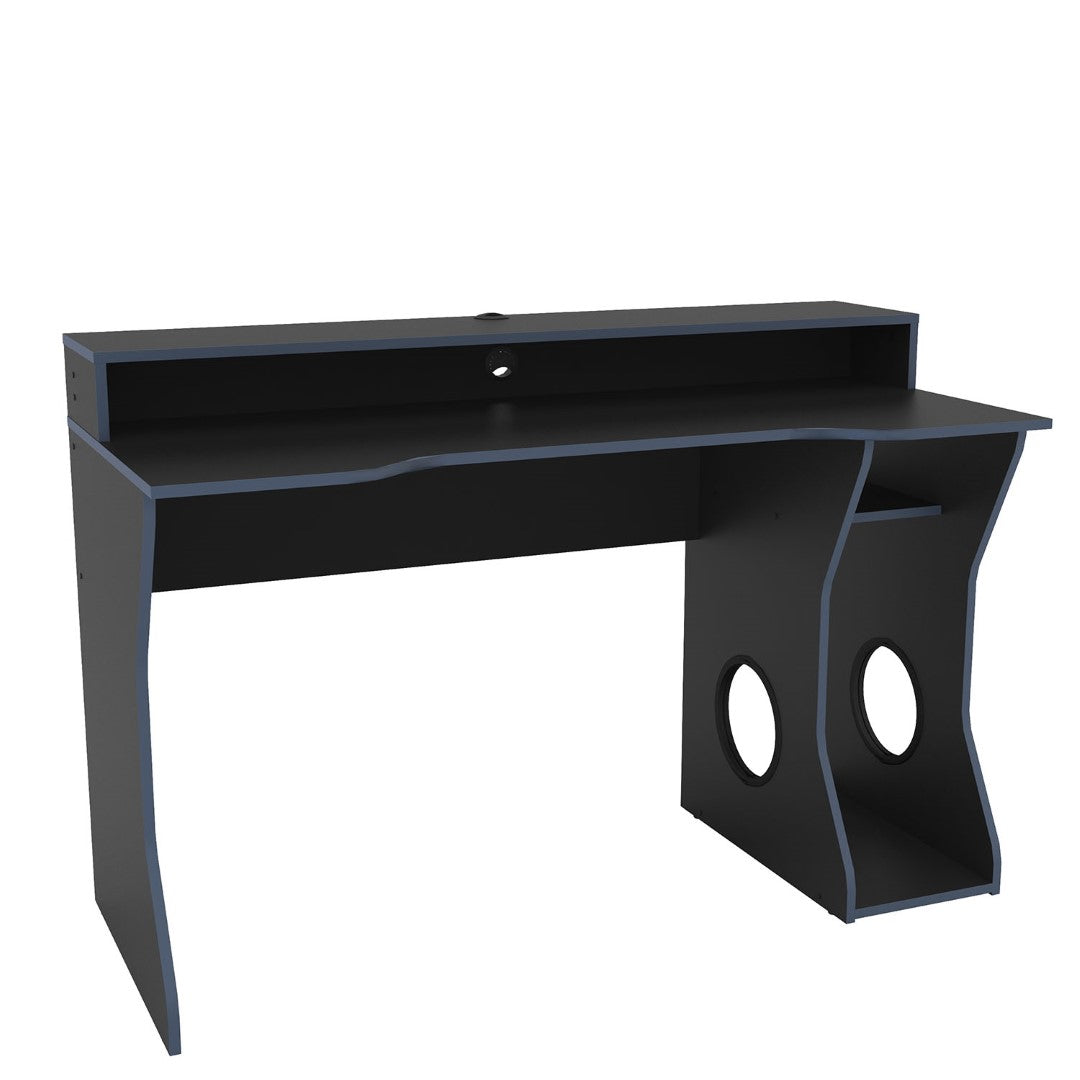 Birlea Enzo Black & Blue Gaming Computer Desk