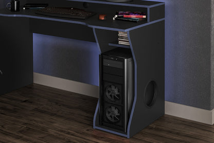 Birlea Enzo Black & Blue Gaming Computer Desk