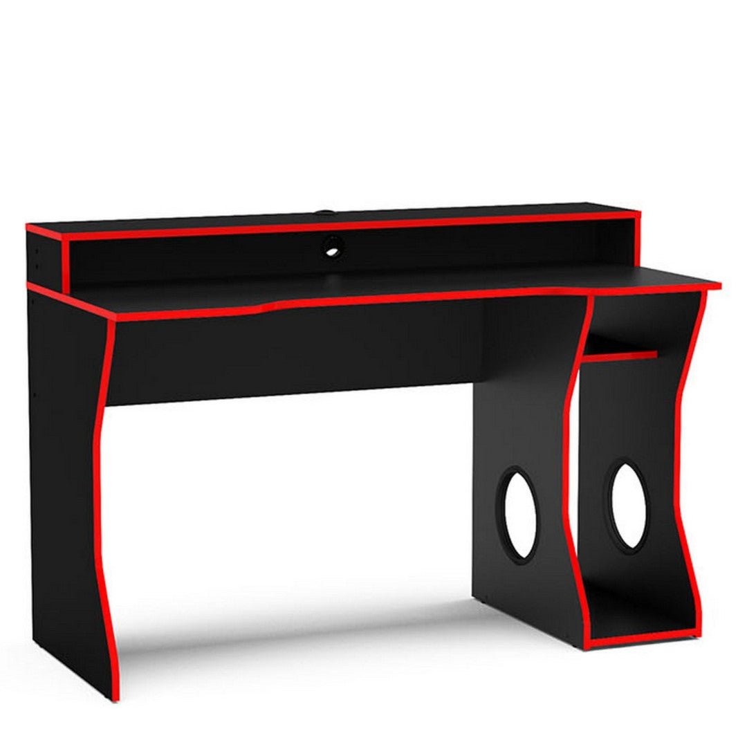 Birlea Enzo Black & Red Gaming Computer Desk