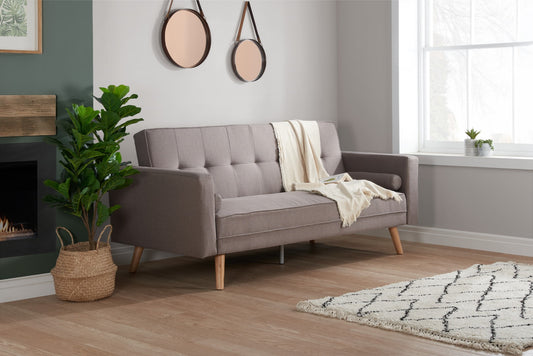 Birlea Ethan Grey Large Sofa Bed