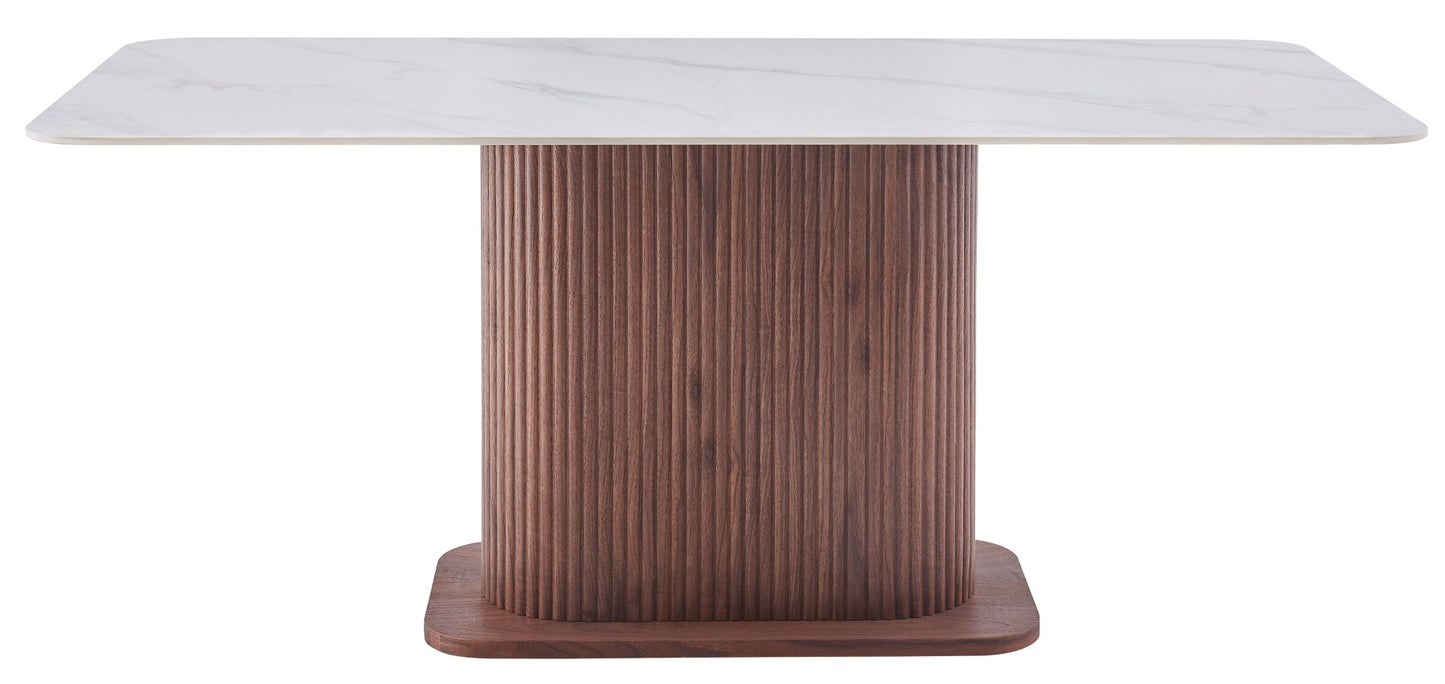 Giatalia Eleanor 180cm Walnut & White Dining Table
