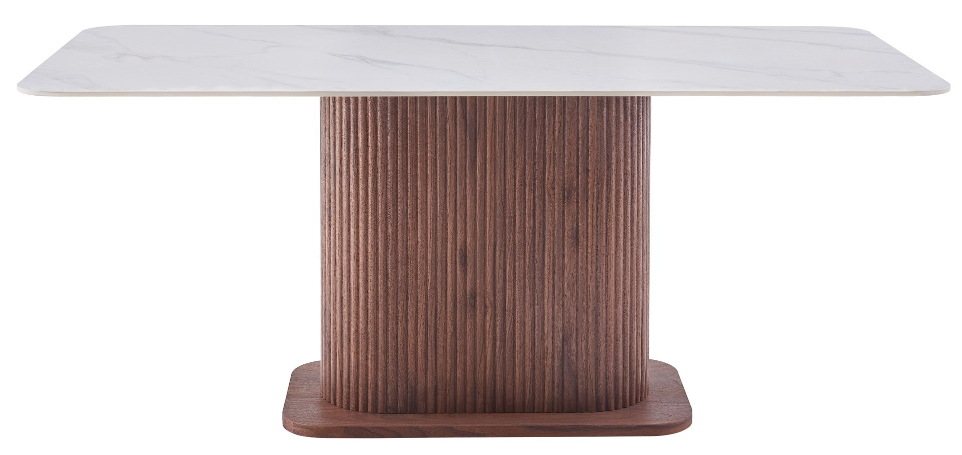 Giatalia Eleanor 180cm Walnut & White Dining Table