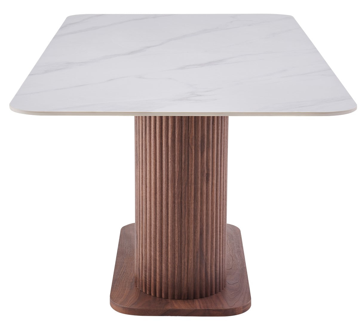 Giatalia Eleanor 180cm Walnut & White Dining Table